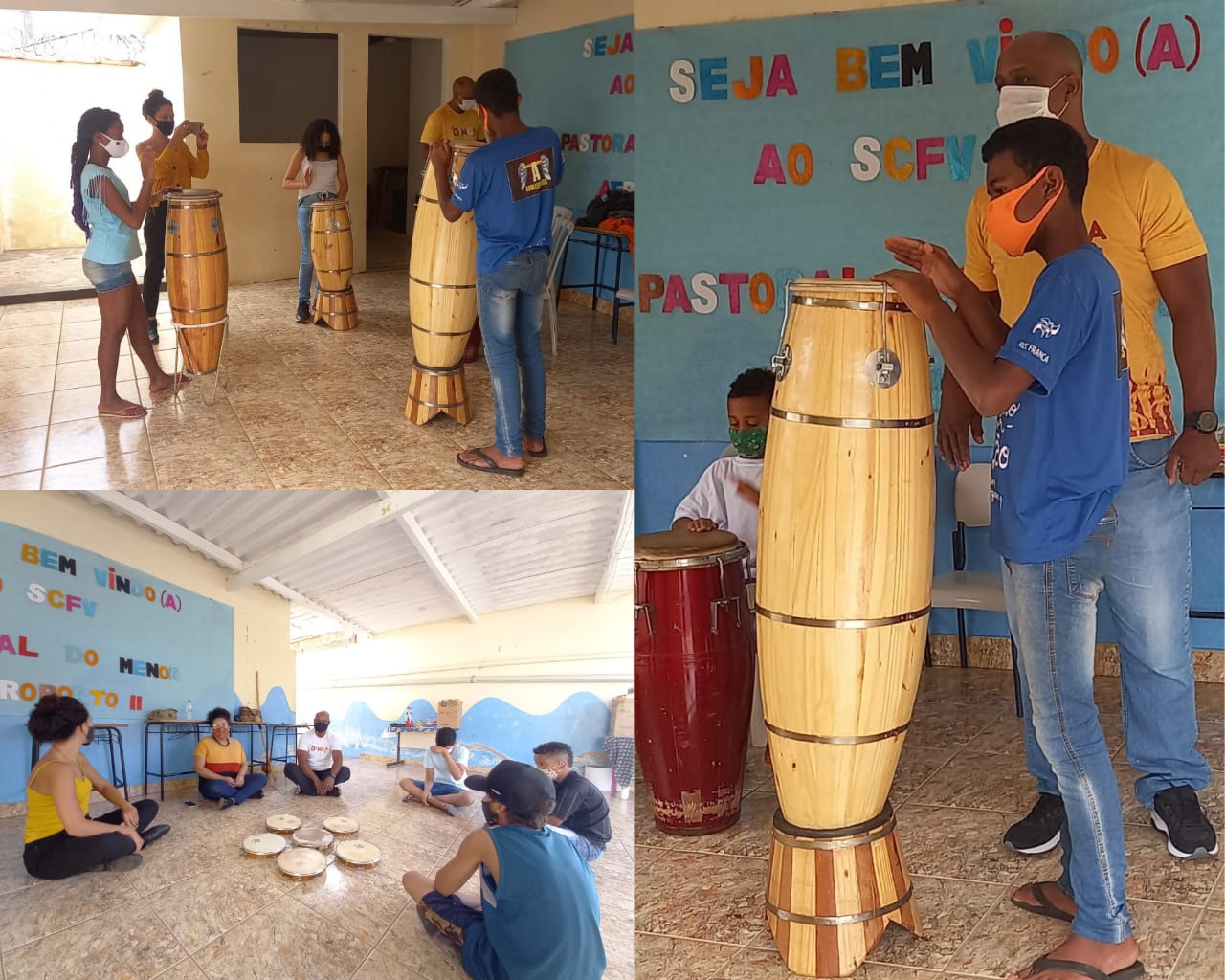 SCFV do jardim Aeroporto II realiza oficina de capoeira com os atendidos