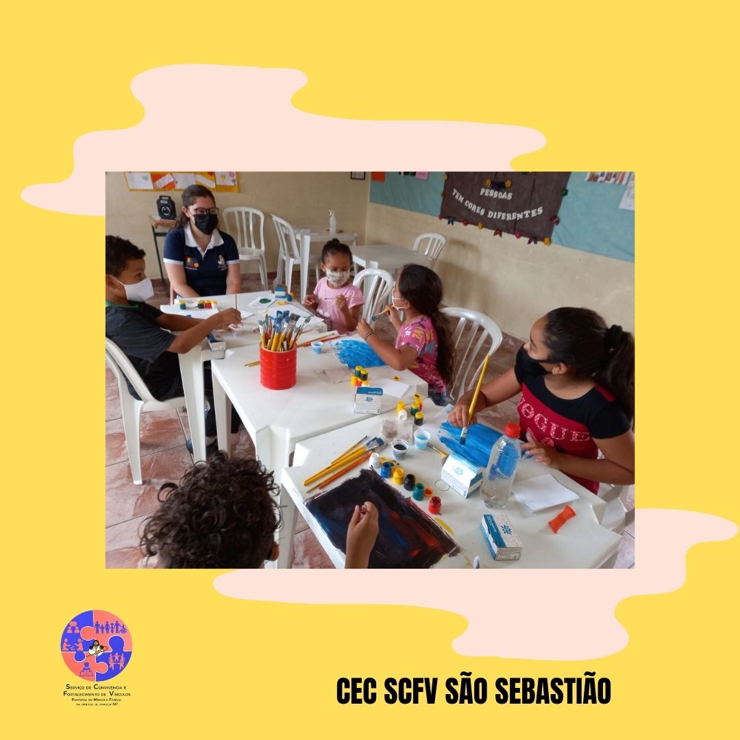 SCFV SÃO SEBASTIÃO - Visita Surpresa do Padre Ovídio e Semana de Atividade Livres