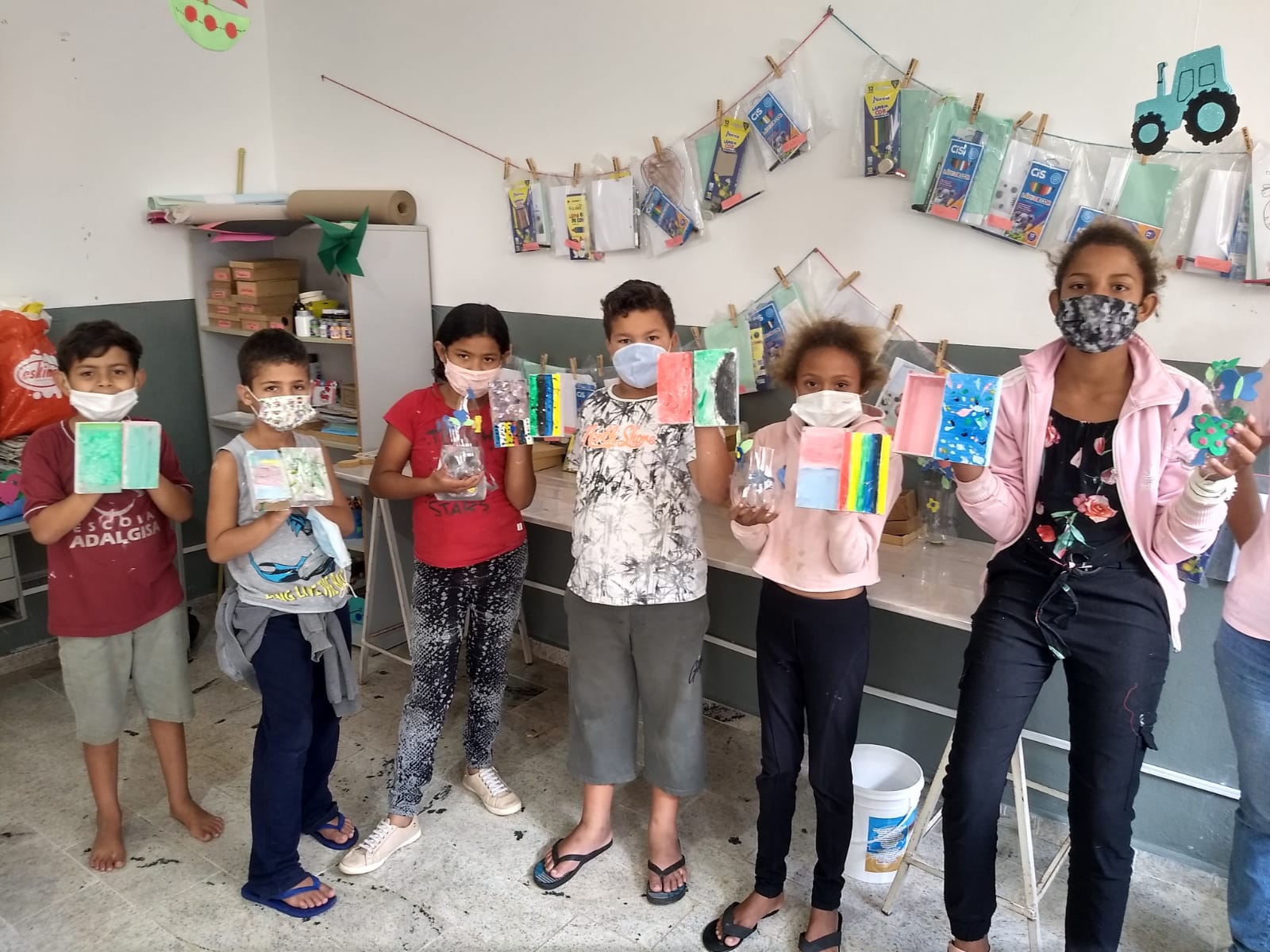 SCFV Paulistano: Artes manuais e muita criatividade entre as crianças