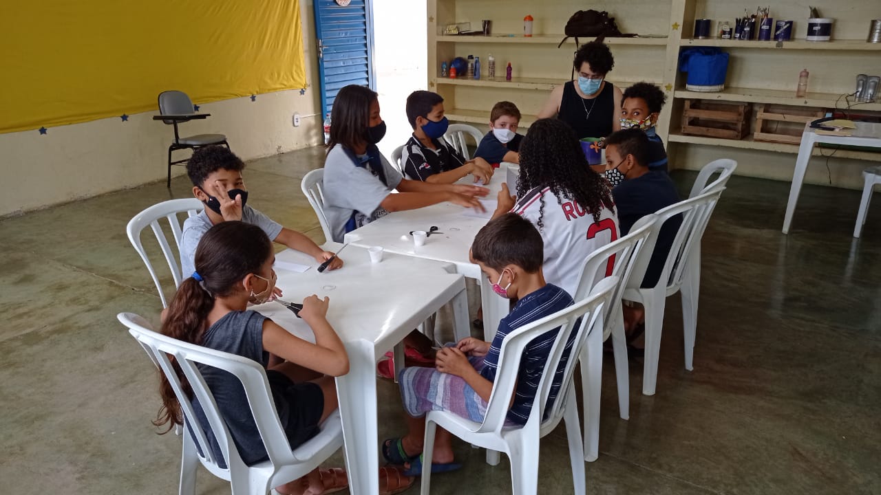 Estagiário-Voluntário realizou oficina 