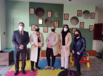 Projeto Bom da Cuca faz visita ao CRAM - Centro de Referência ao Atendimento a Mulher de Franca-SP