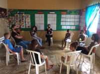 SCFV LUIZA - Aborda oficinas com o tema respeito.