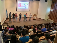 Abordagem Social da Pastoral do Menor de Franca esteve presente no Dia A, dia da aprendizagem no Senac!